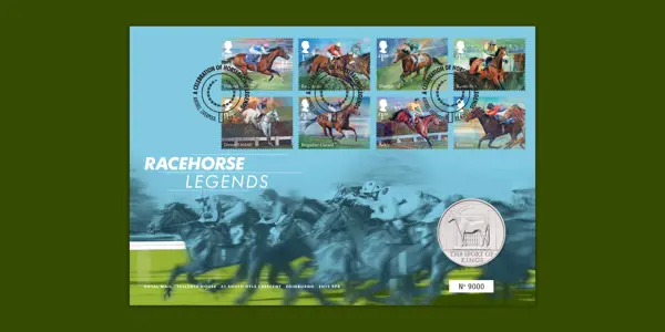 Royal Mail Racehorse Legends Coin Envelope